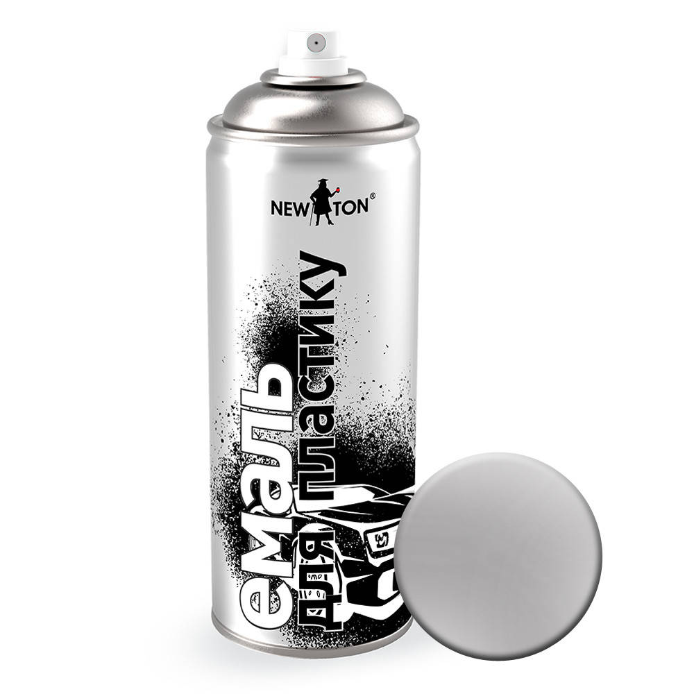 

Эмаль для пластика New Ton Аэрозоль 400 мл Серебристый