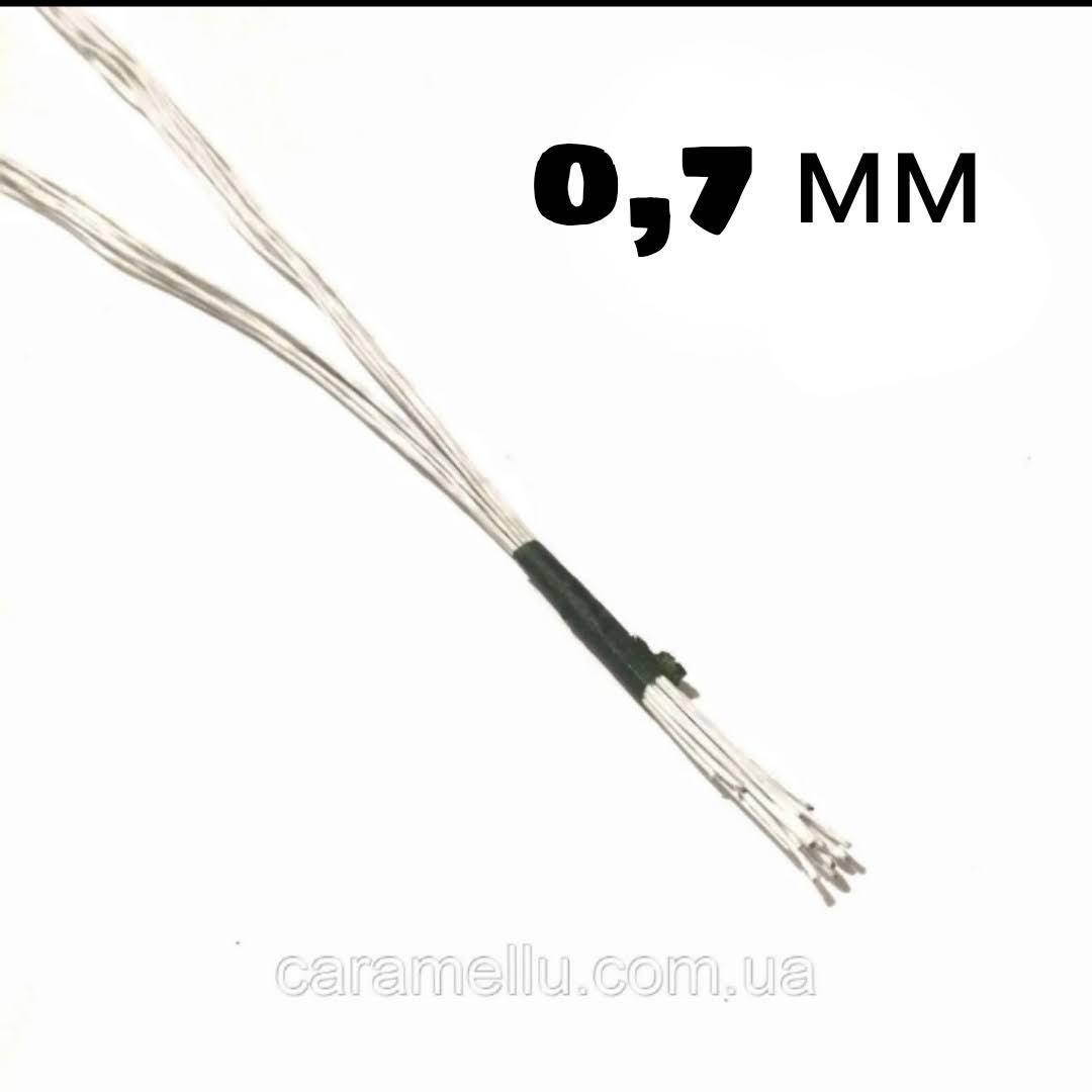 

Проволока тейпированная 0.7мм 10шт. Белый. 60 см, Зелёный