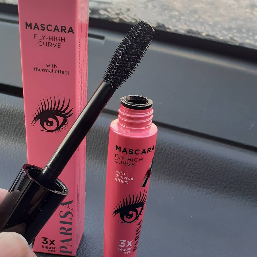 

Тушь для ресниц водостойкая с термо эффектом Parisa Cosmetics 3 в 1 чёрная, Черный