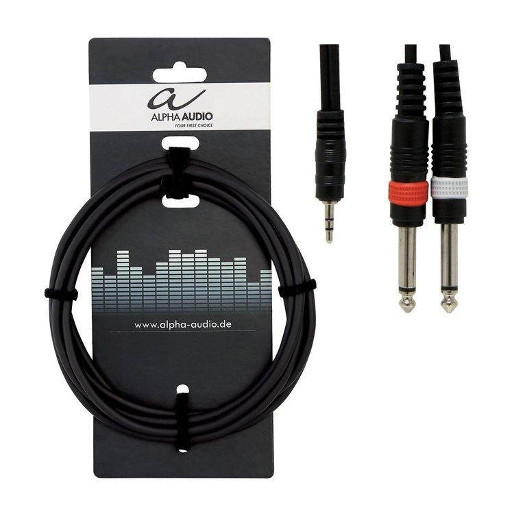 

Кабель Alpha Audio 1mini jack /2 mono jack (1.5м)