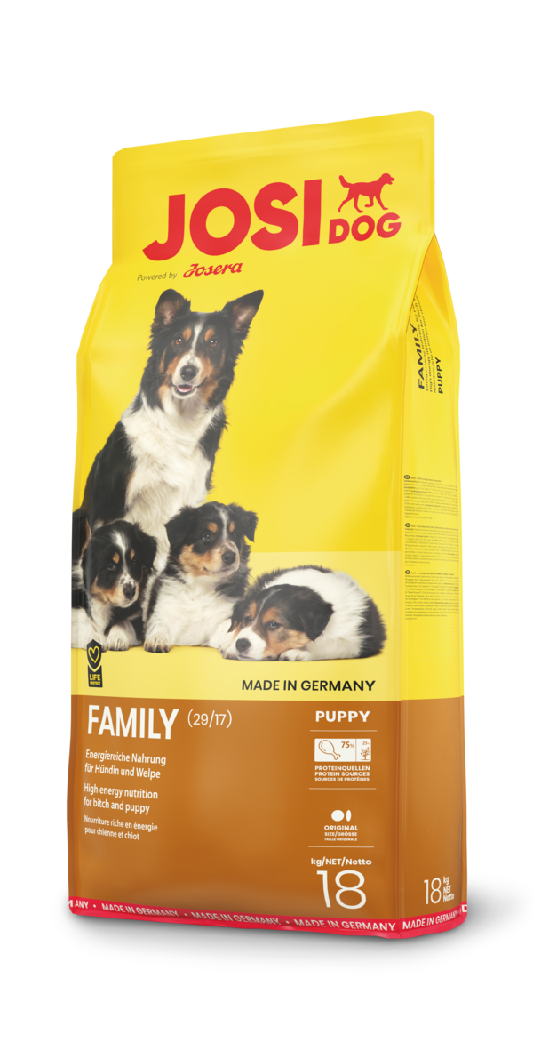 

JosiDog (Йозидог) Family сухой корм для щенков и кормящих сук, 18 кг