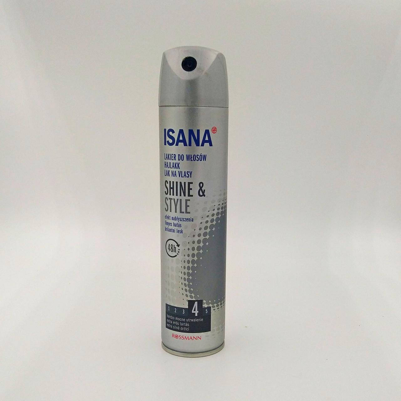 

Isana Shine & Style лак для волос фиксация 4 / 250мл