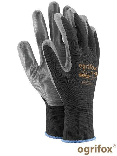 

Перчатки рабочие Ogrifox Польша OX-Nitricar, Черный