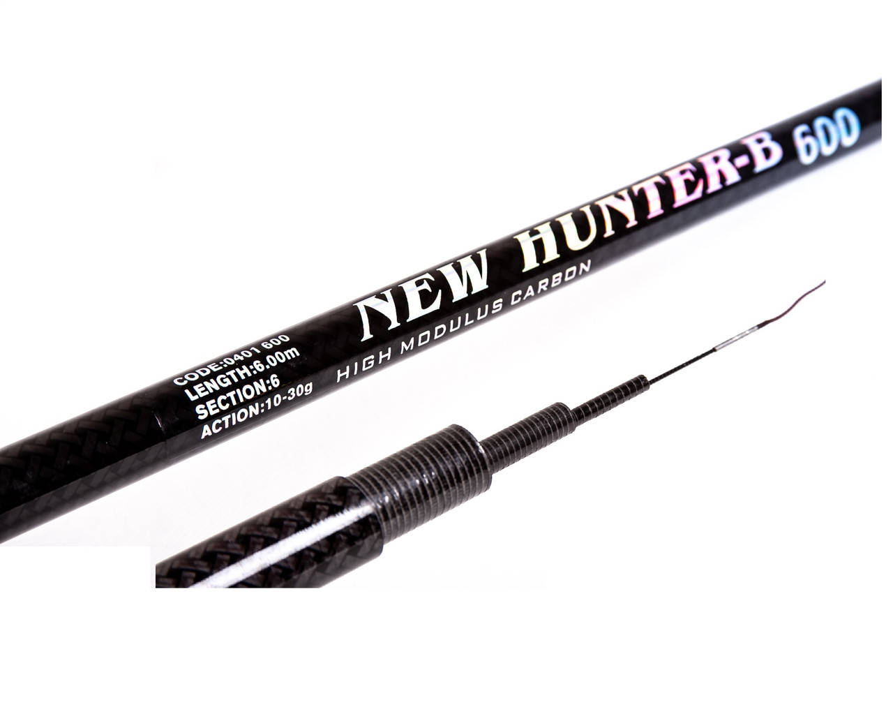 

Маховое удилище New Hunter Dragon 6.00м Карбон, без колец