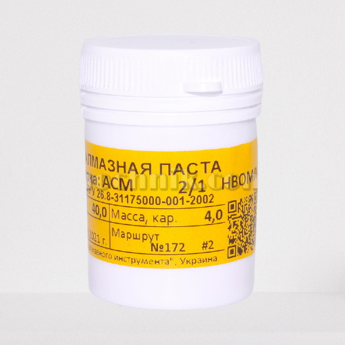 

Паста алмазная для камня АСМ 2/1 НВОМЛ 40 г