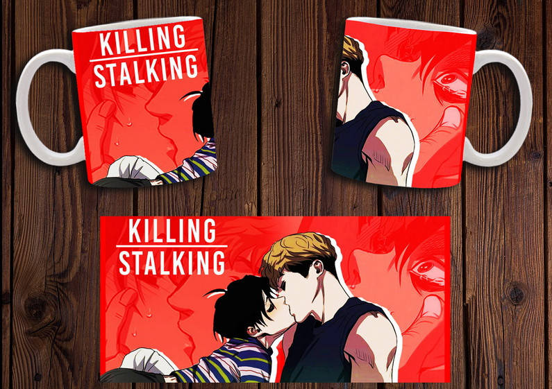 

Чашка "Убить сталкера" / Кружка Killing stalking №7, Белый