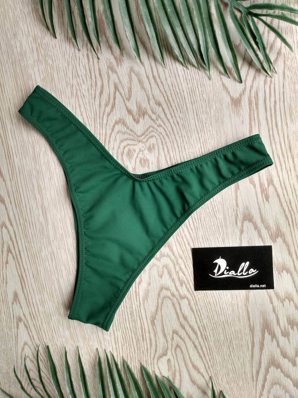 

Плавки купальные женские тёмно-зелёные серии DARK GREEN, Зелёный