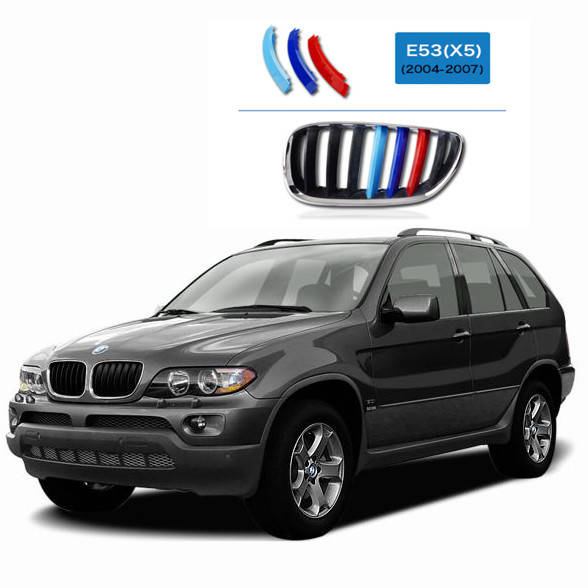 

Пластиковые накладки на решетку bmw БМВ X5 Е53 (2004-2007)