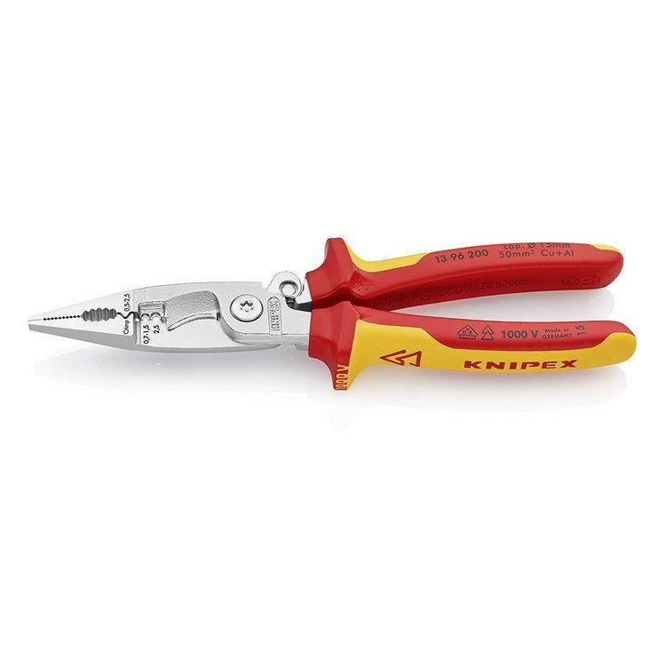 

Многофункциональные клещи для электромонтажных работ KNIPEX 13 96 200