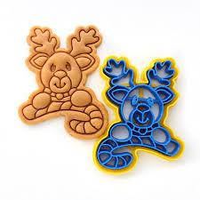 

Вырубка-штамп Новогодний олень 8х10 см