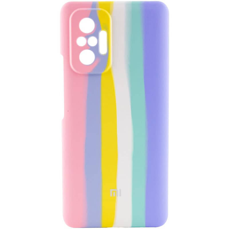 

Силиконовый Чехол для Xiaomi Redmi Note 10 Pro / 10 Pro Max (Розовый / Сиреневый)