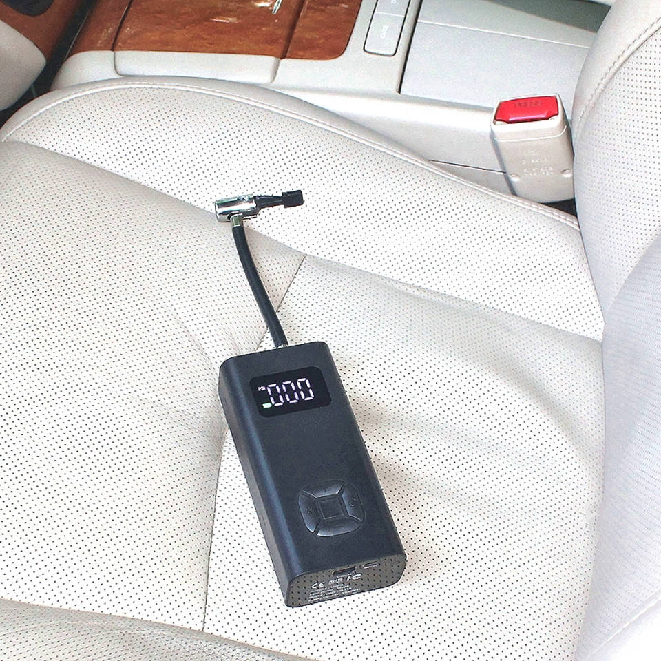 

Портативный автомобильный компрессор для подкачки шин с цифровым дисплеем Аккумуляторный воздушный насос W65