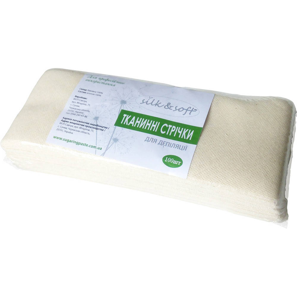 

Тканевые полоски для депиляции Silk Soft 22 х 7,5 100 шт