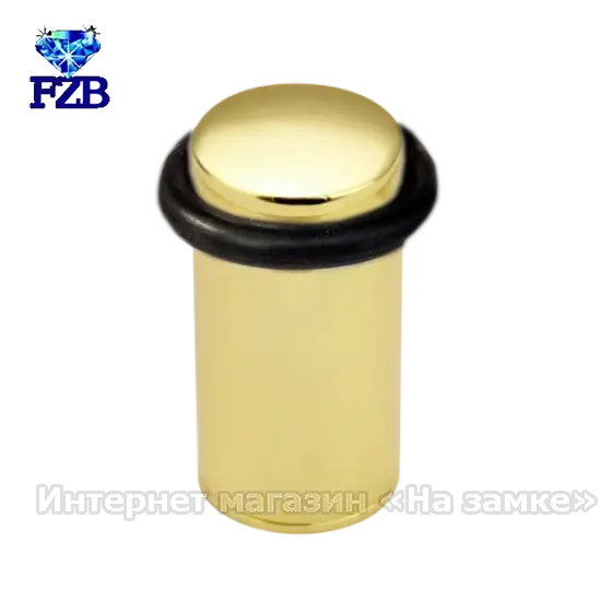 

Дверной ограничитель FZB 01-03 60 мм PB полированная латунь