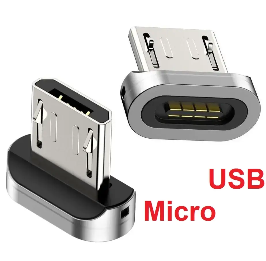 

Коннектор Magnetic MicroUSB Адаптер на Магнитный Кабель Зарядки Наконечник