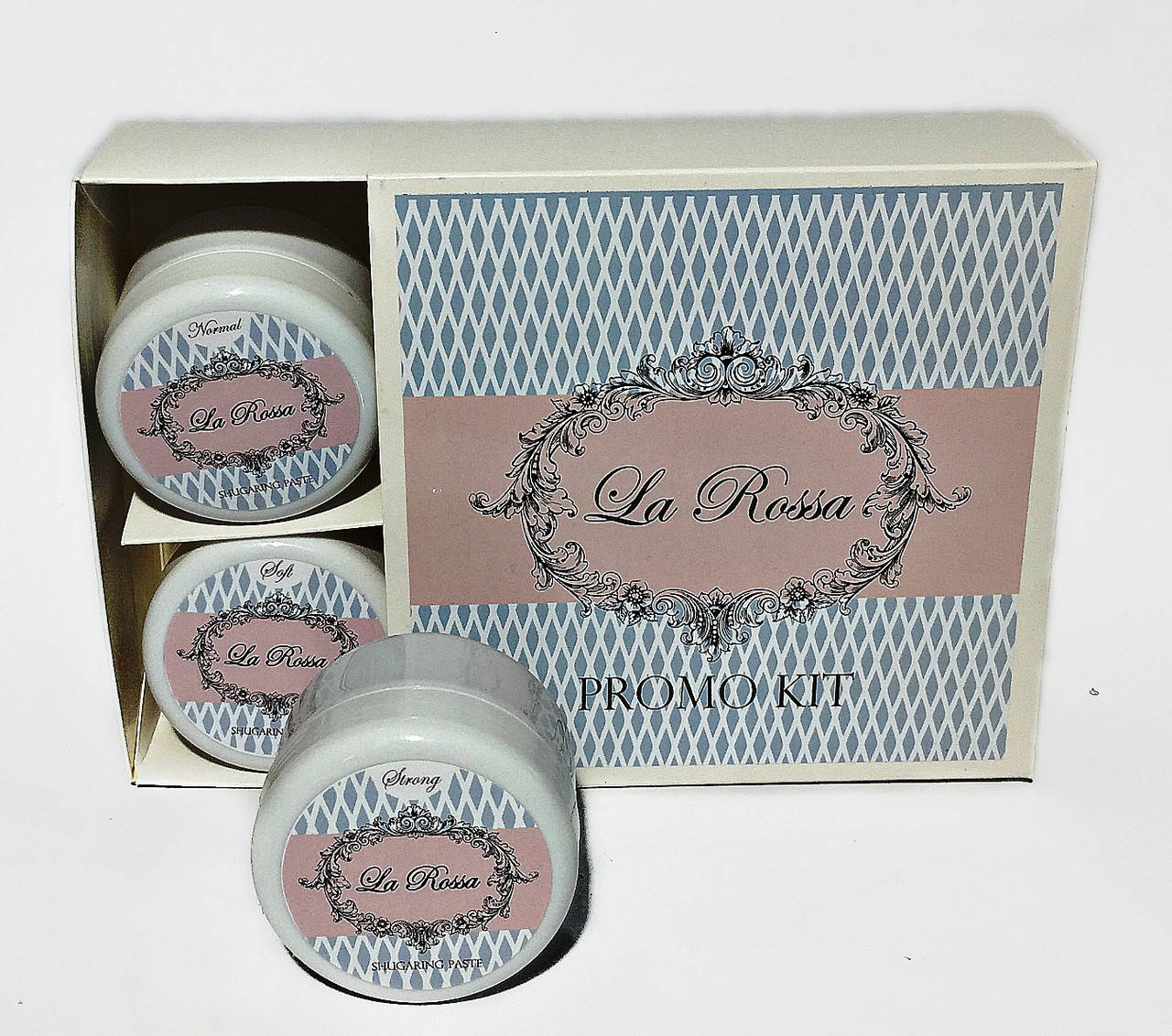 

Набор сахарных паст Promo Kit - La Rossa 4*150 гр.
