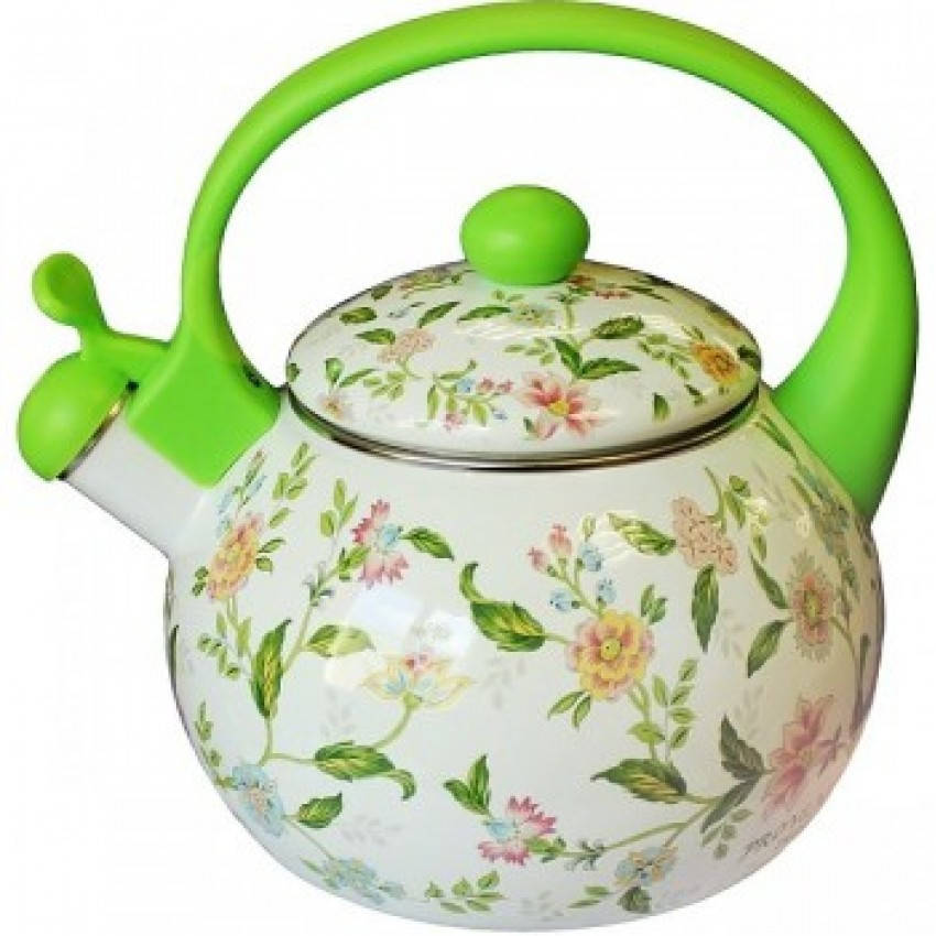 

Емальований чайник Zauberg FT7 30L Green handle (2.2 л), Зелёный