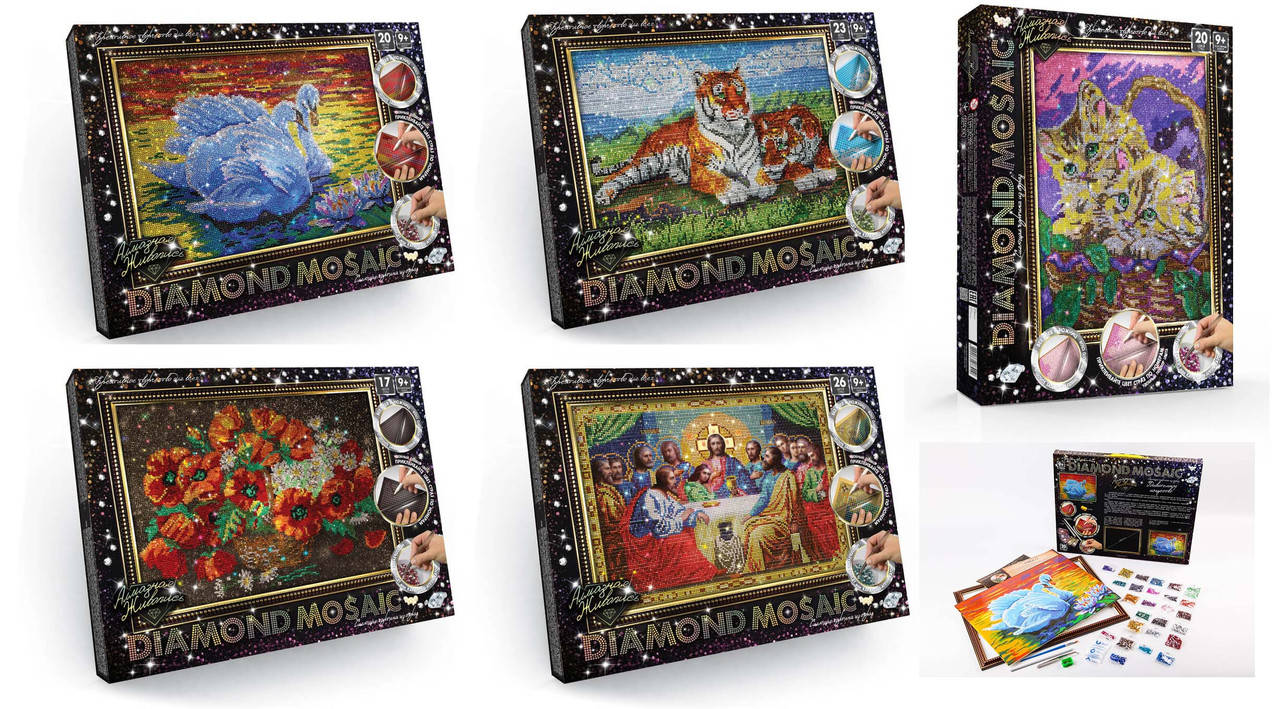 

Творчество. Живопись алмазная Diamond Mosaic большая Пок. /10/