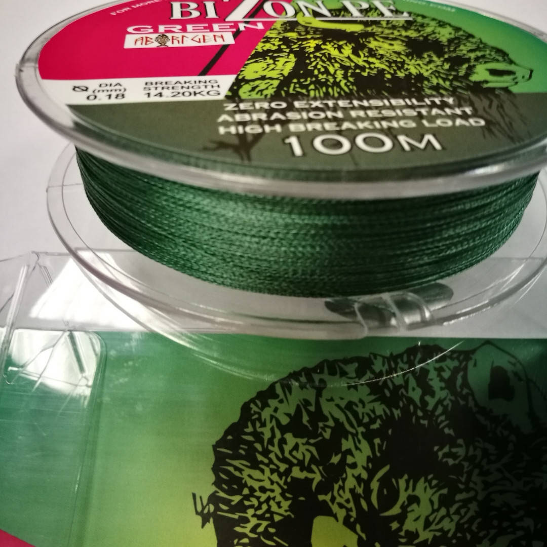 

Шнур Bizon PE green 100 m, Зелёный