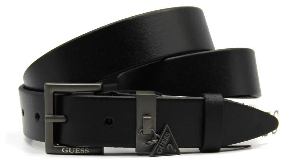 

Ремень женский кожанный GUESS, Черный