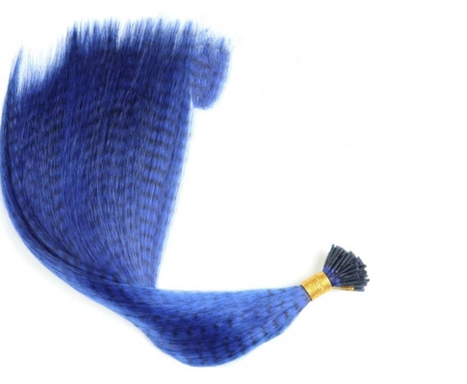 

Перья для волос 20 шт, синий