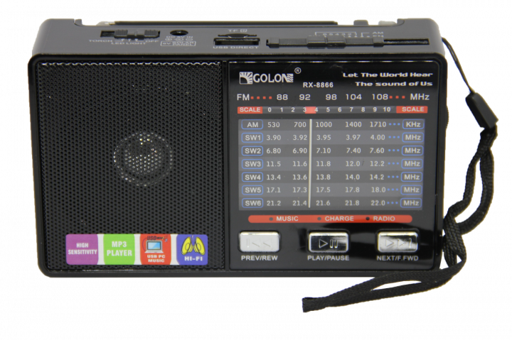 

Радиоприемник Golon RX-8866 USB, MICRO SD, FM, AM, SW(Новая модель)