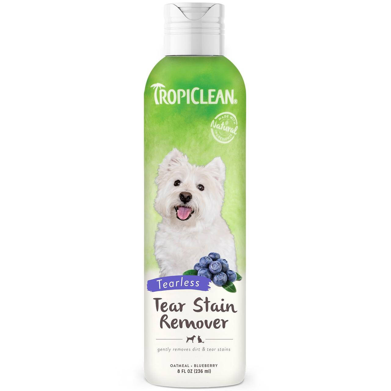 

Гель TropiClean SPA Tear Stain Facial Remover 236 мл для умывания слезных дорожек вокруг глаз с Тропиклин, Белый