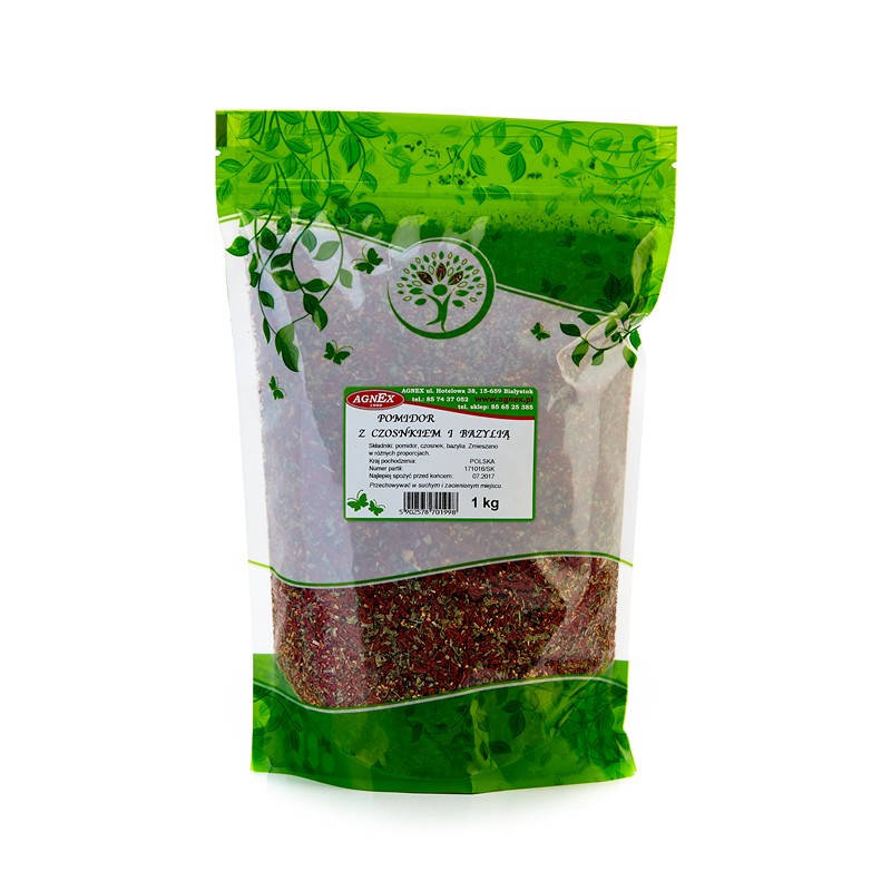 

Помидоры с базиликом и чесноком сушенные приправа 1 кг, Agnex