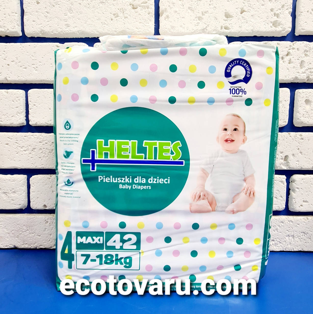 

Подгузники Heltes 4 (7-18кг) 42шт