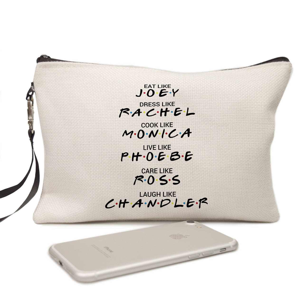 

Косметичка из натуральной ткани Друзья (Friends) Молочный (34407-1998)