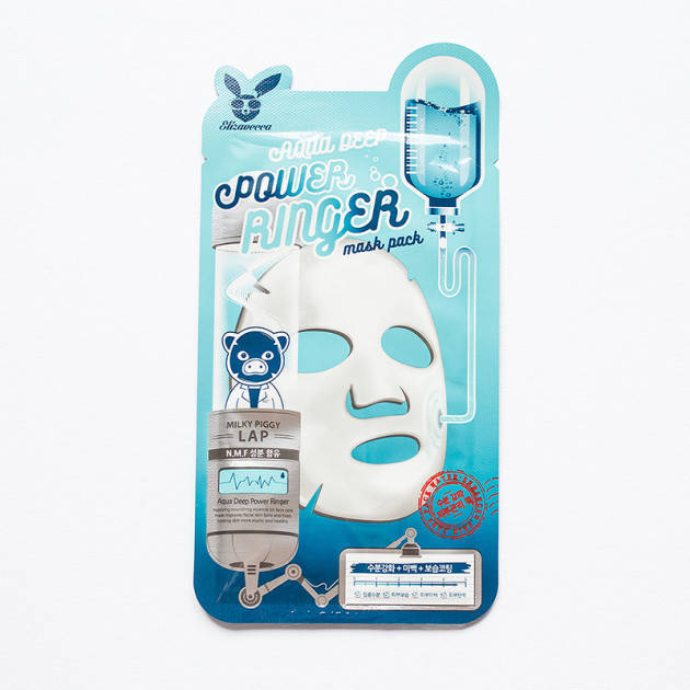

Маска увлажняющая для сухой кожи Elizavecca Face Care Aqua Deep Power Ringer Mask