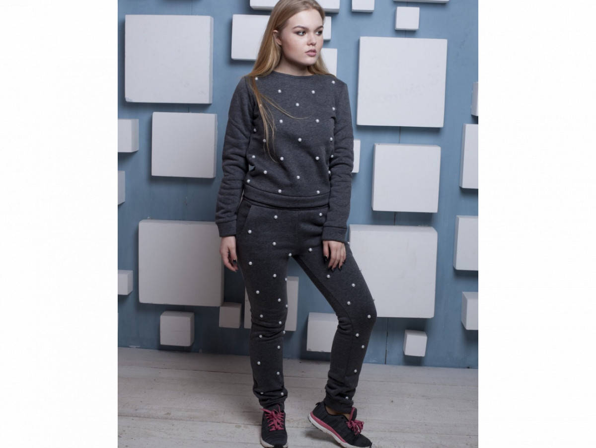 

Костюм трикотажный Pearl dark-grey, Серый