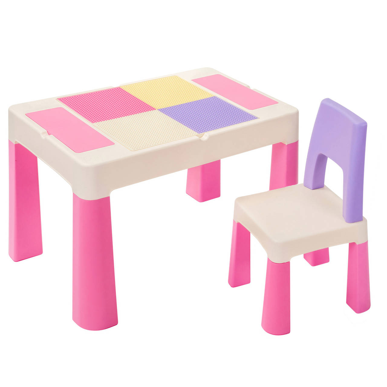 

Детский многофункциональный столик и стульчик LAMOSA MULTIFUN 5 в 1 розовый
