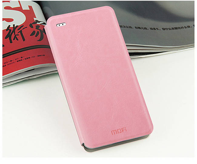 

Кожаный чехол книжка MOFI для HTC Desire Eye розовый