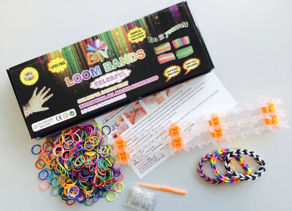 

Набор резинок для плетения браслетов RAINBOW LOOM Разноцветный