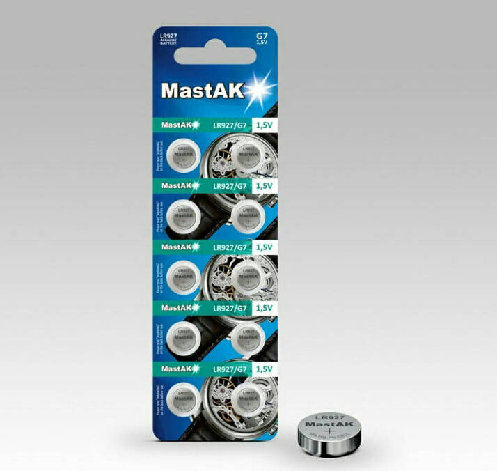 

Батарейка часовая MastAK LR927 (395, 399, AG7)