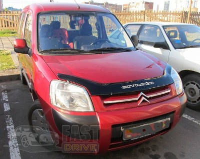 

ДЕФЛЕКТОР КАПОТА, МУХОБОЙКА CITROEN BERLINGO 2002-2007 VIP TUNING