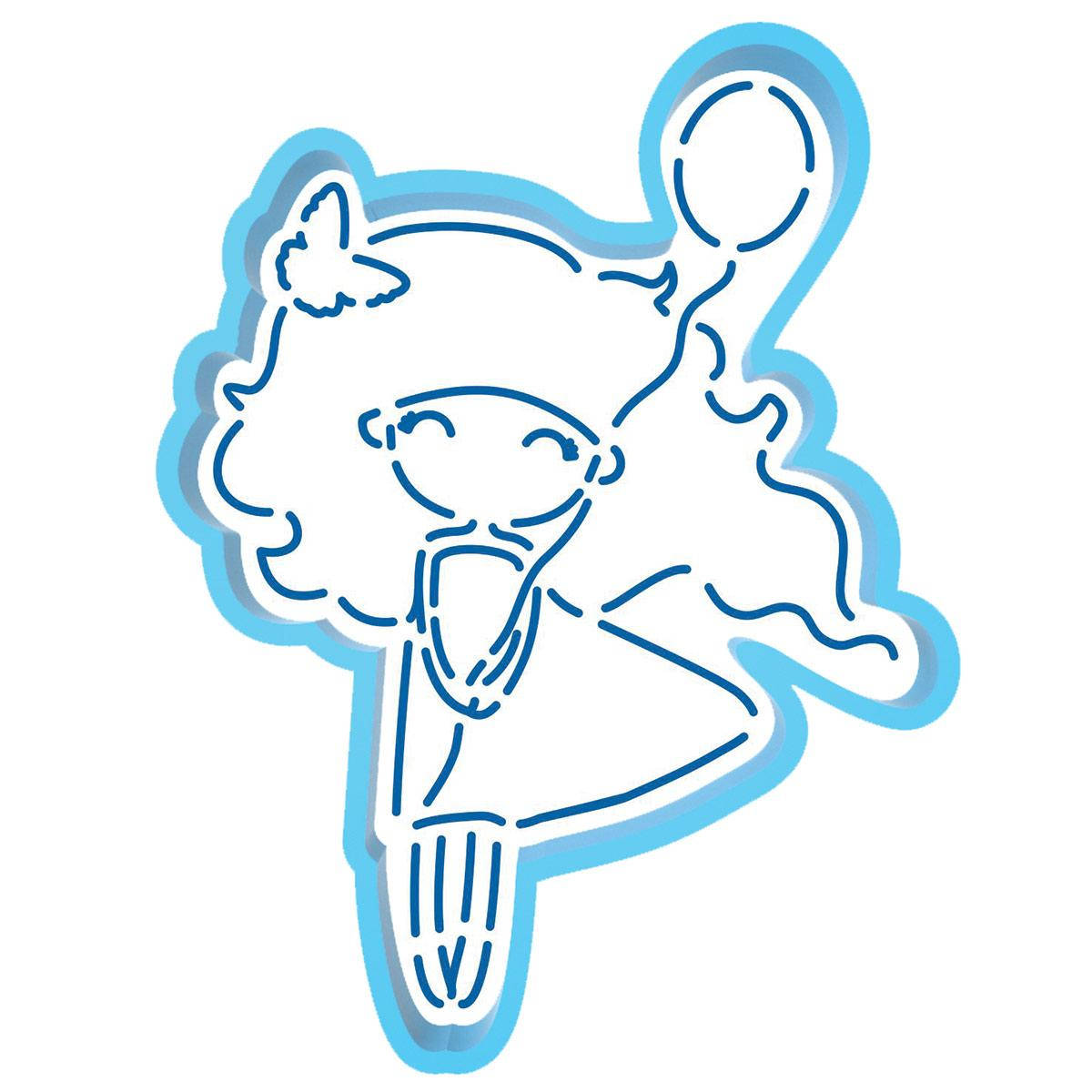 

Девочка с шариком вырубка с трафаретом 11*8,3 см (TR-2)