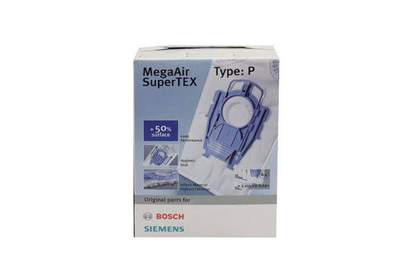 

Набор мешков микроволокно Type P + фильтр для пылесоса Bosch, Siemens 468264