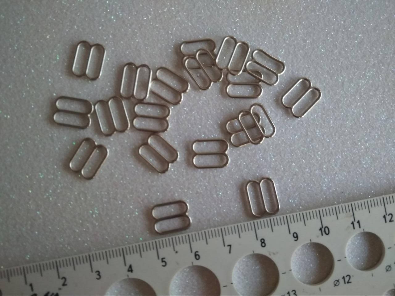 

Перетяжка бельевая метал (никель) серебро 10мм, Серебро (никель)