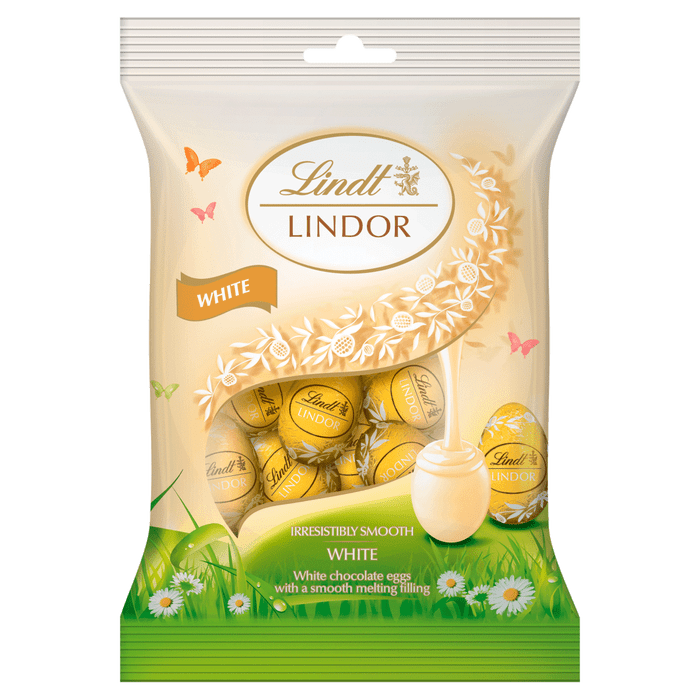 

Шоколадные яйца Lindt Lindor White Chocolate Mini Eggs 80 g