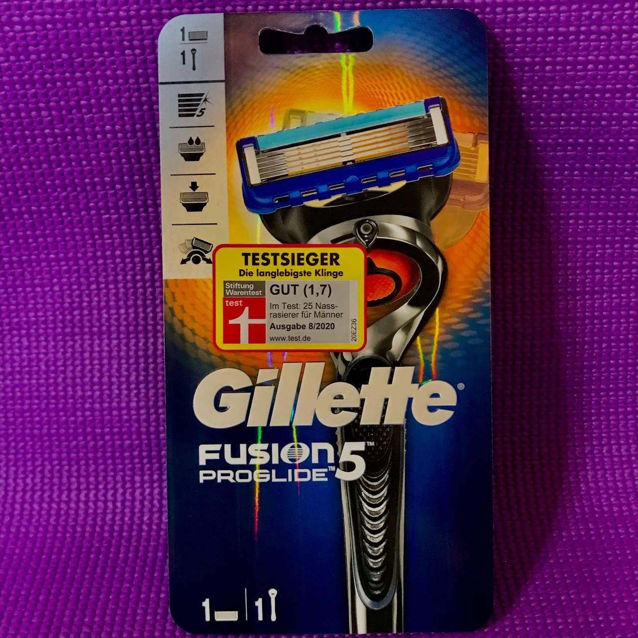 

Бритвенный станок для бритья Gillette Fusion5 Proglide Flexball c 1 сменной кассетой, Станок фьюжн5 проглайд, Черный