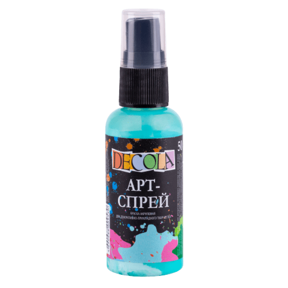 

Бирюзовый арт-спрей «Decola», 50 мл