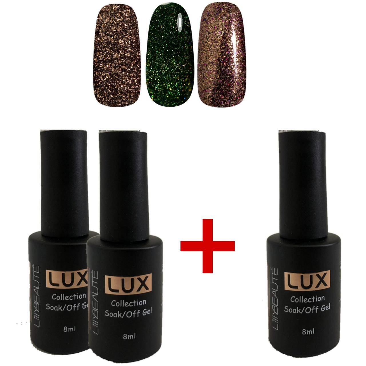 

Гель лак Lilly Beaute 8мл (набор гель лаков для маникюра и педикюра, покрытие ногтей, база, топ)