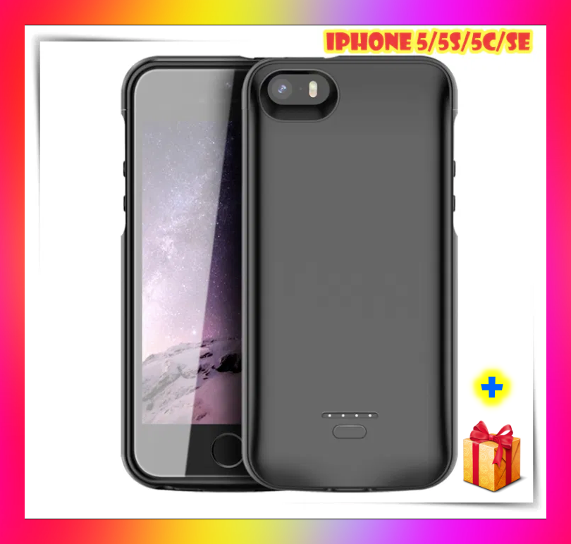 

Портативная батарея DT-12 для iPhone 5/5s/se Чехол зарядка аккумулятор для айфона 4000 мАч + ПОДАРОК