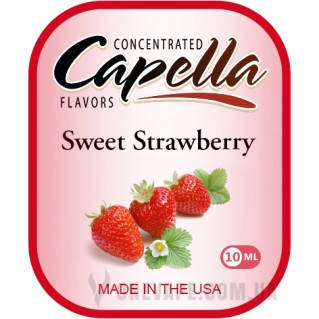 

Ароматизатор Capella Sweet Strawberry (Сладкая Клубника) 10 мл.