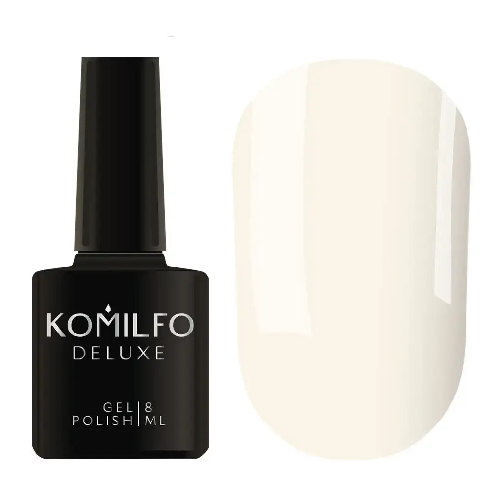 

Гель-лак Komilfo Deluxe Series №D004 (кремово-серый, эмаль), 8 мл