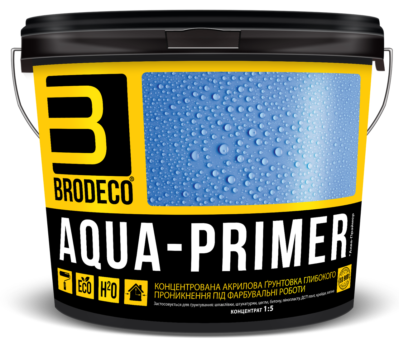 

Грунтовка глубкого проникновения концентрат Aqua-Primer TM Brodeco 1л
