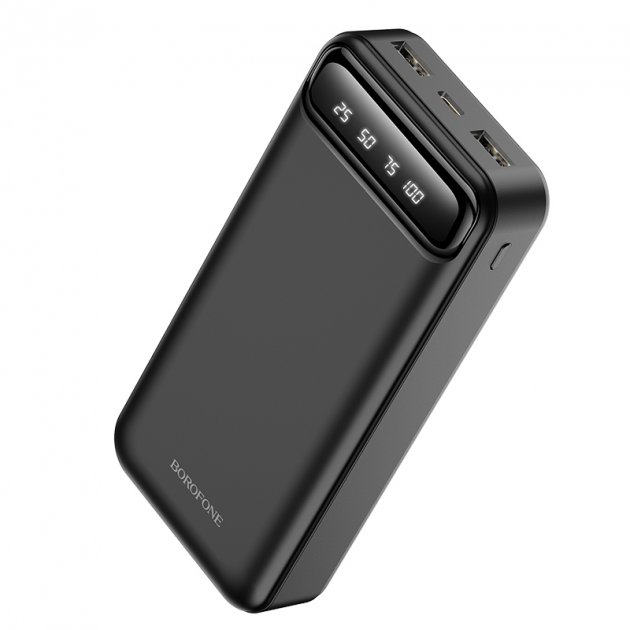 

Портативное зарядное устройство Power Bank BOROFONE BJ14A Freeway 20000mAh black + ПОДАРОК кабель