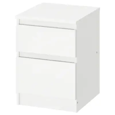 

Тумба с 2 ящиками IKEA KULLEN, белая, 35x49 см (ИКЕА КУЛЛЕН)